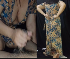 Cewek sange ini lagi asik muasin memeknya pakai kimono sampai muncrat berkali-kali